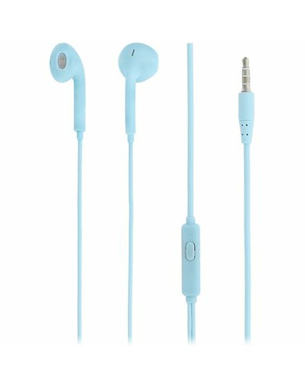 Tellur In-Ear Headset Fly, Noise Reduction Memory Foam Ear Plugs Blue