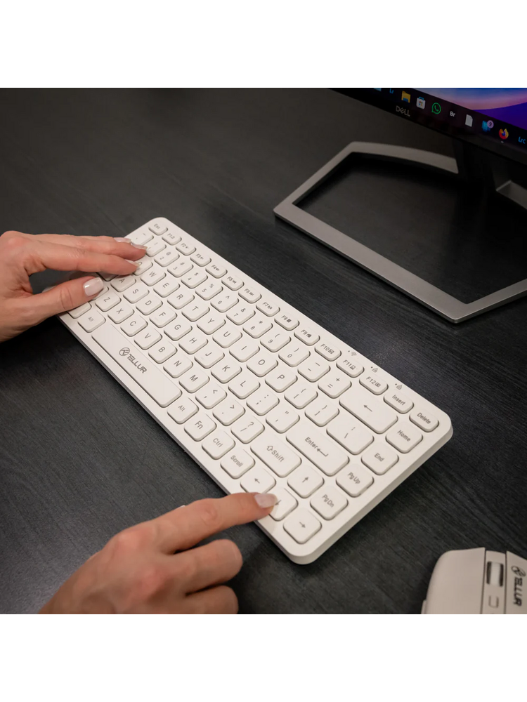 Tellur Mini Wireless Keyboard White