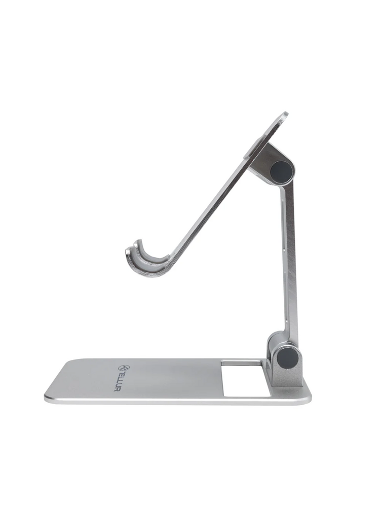 Tellur Phone Holder for desk Aluminium Silver