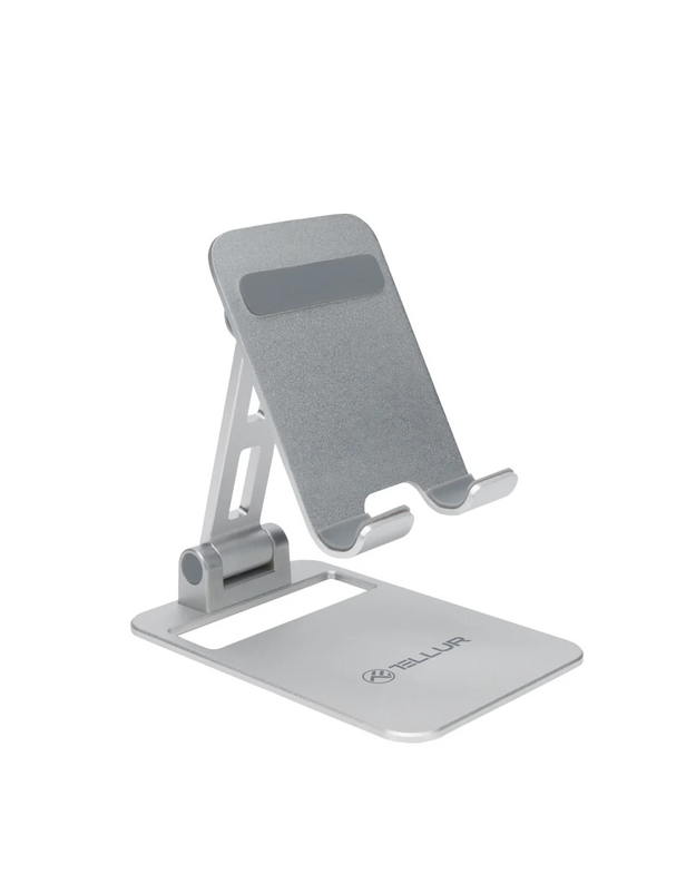 Tellur Phone Holder for desk Aluminium Silver