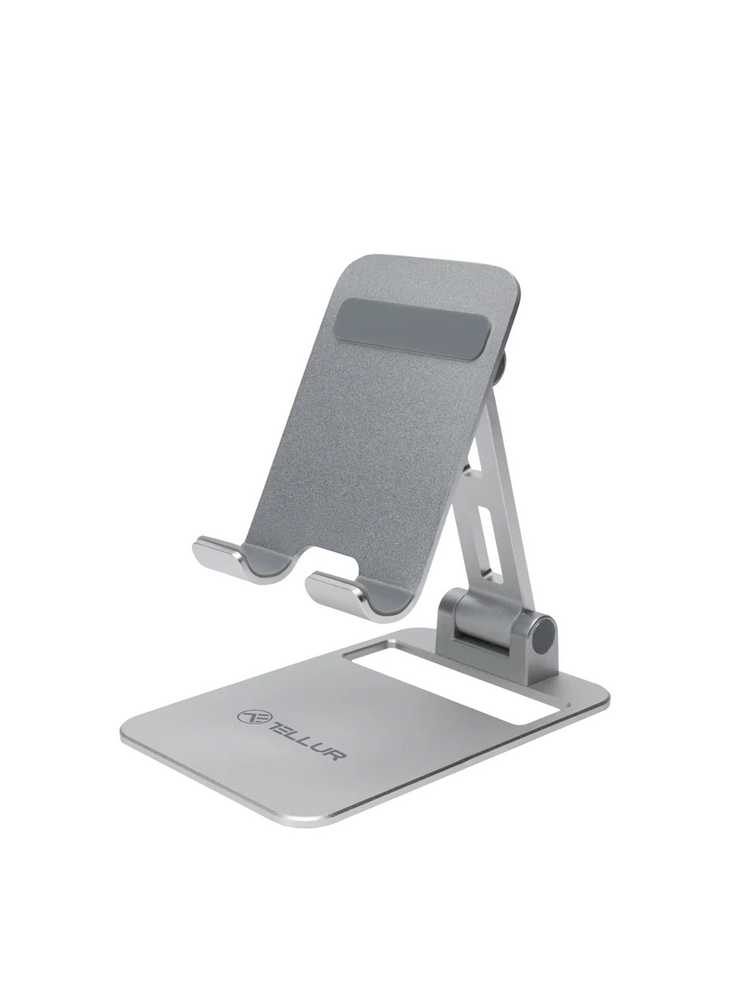 Tellur Phone Holder for desk Aluminium Silver