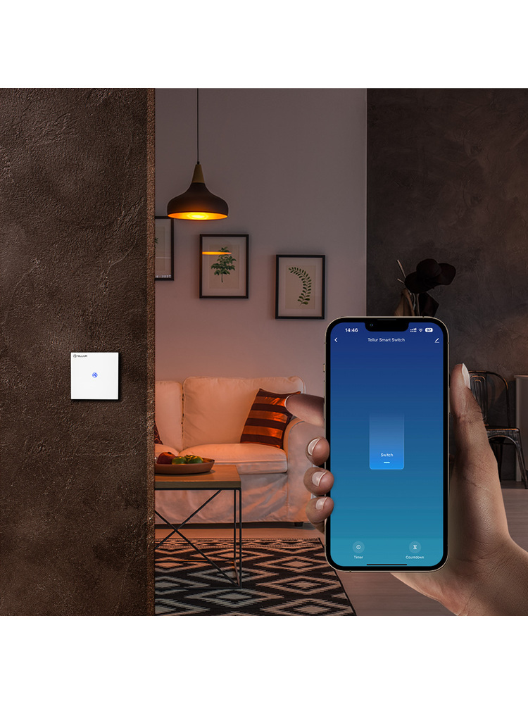 Tellur Smart WiFi switch, SS1N 1 port 1800W 10A