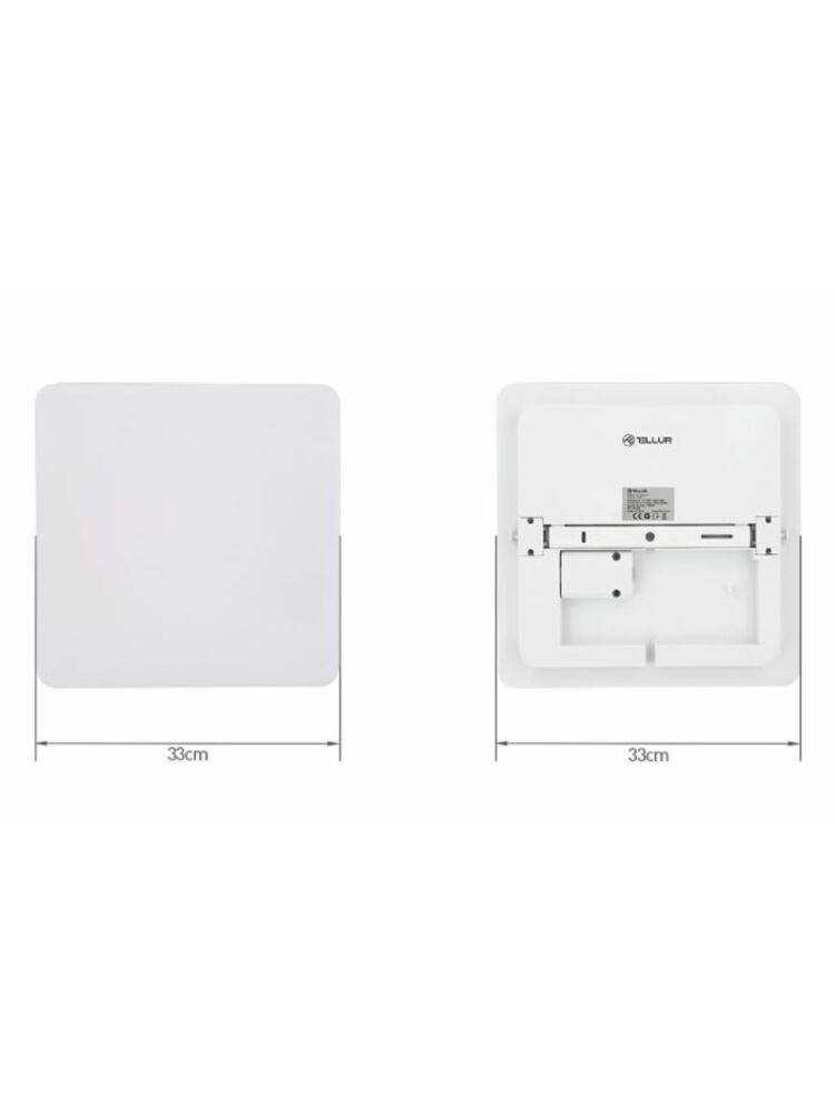 Tellur WiFi LED Ceiling Light, 24W, Square