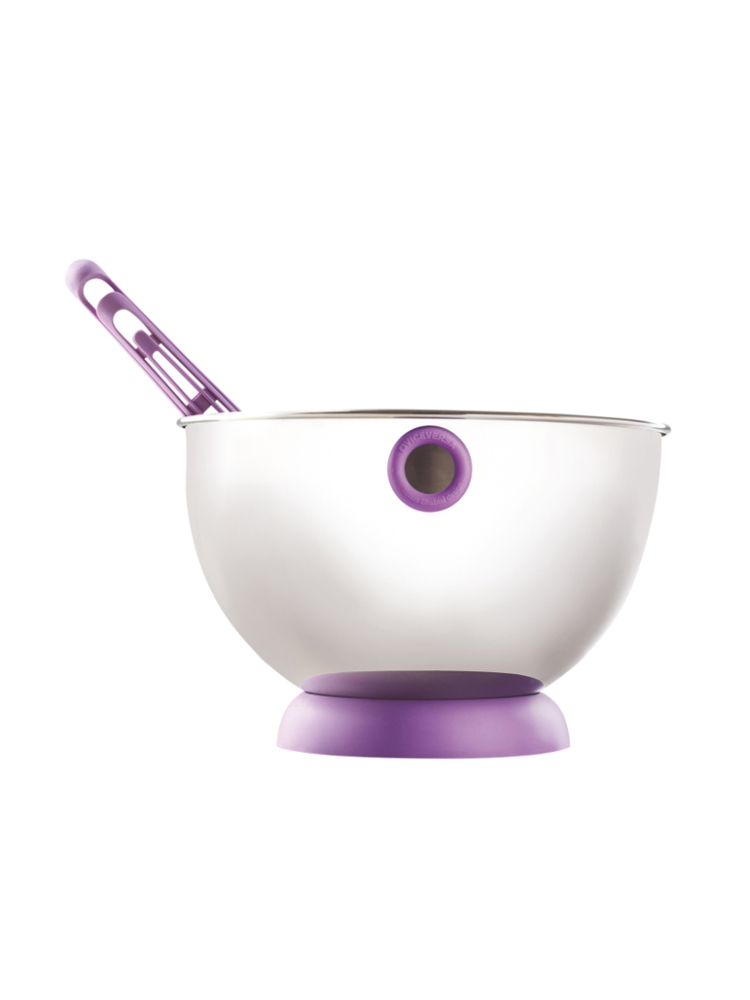 ViceVersa Kogel Mogel Bowl + Whisk Set violet 16242