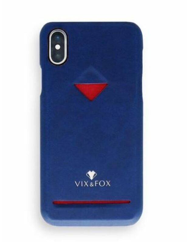 VixFox Card Slot Back Shell for Samsung S9 navy blue