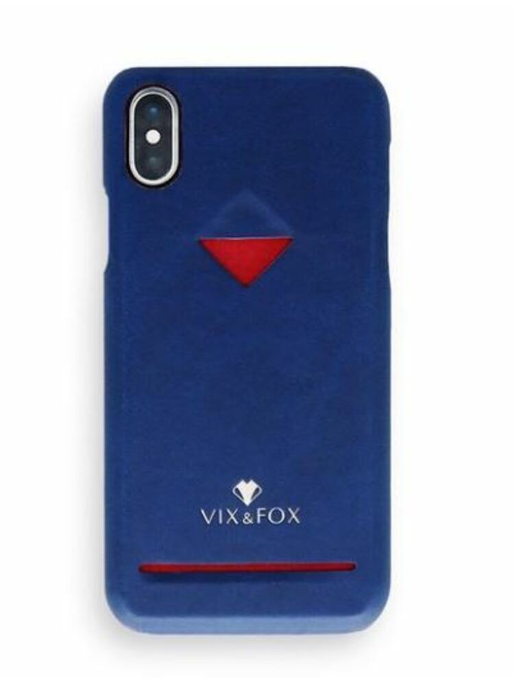 VixFox Card Slot Back Shell for Samsung S9 navy blue