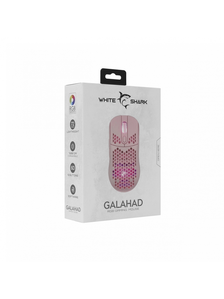 White Shark GALAHAD-P Gaming Mouse GM-5007 pink