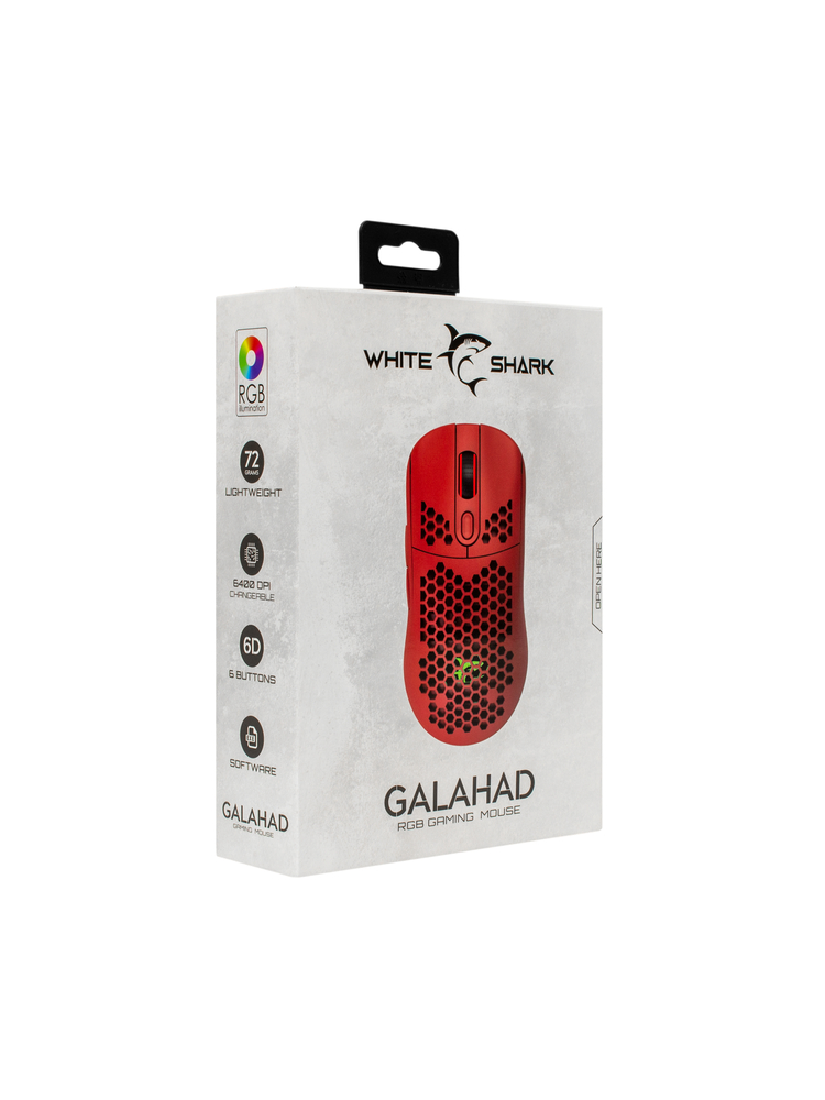 White Shark GALAHAD-R Gaming Mouse GM-5007 Red