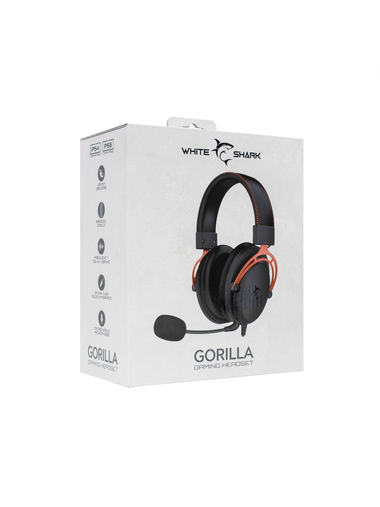 White Shark GH-2341 Gorilla Black/Red