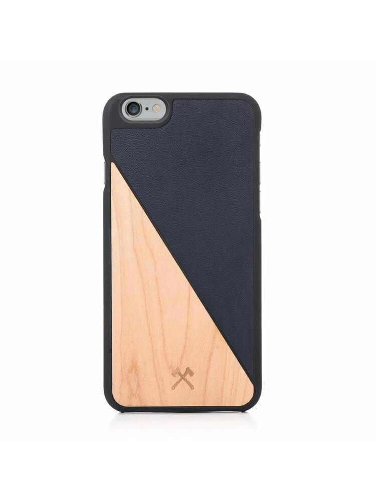 Woodcessories EcoSplit  iPhone 6(s) Maple/blue eco231