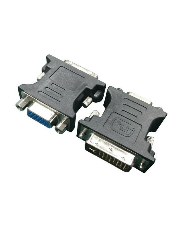 I/O ADAPTER DVI TO VGA/A-DVI-VGA-BK GEMBIRD