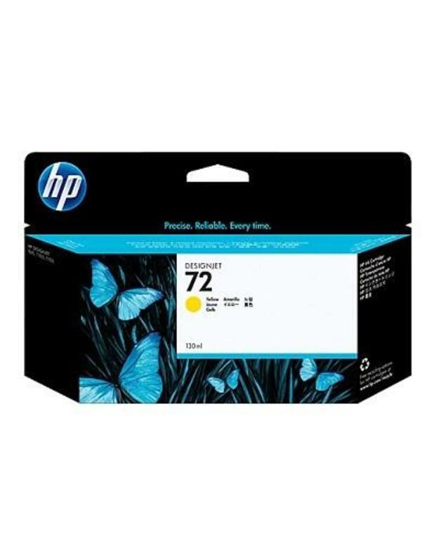 INK CARTRIDGE YELLOW NO.72/130ML C9373A HP