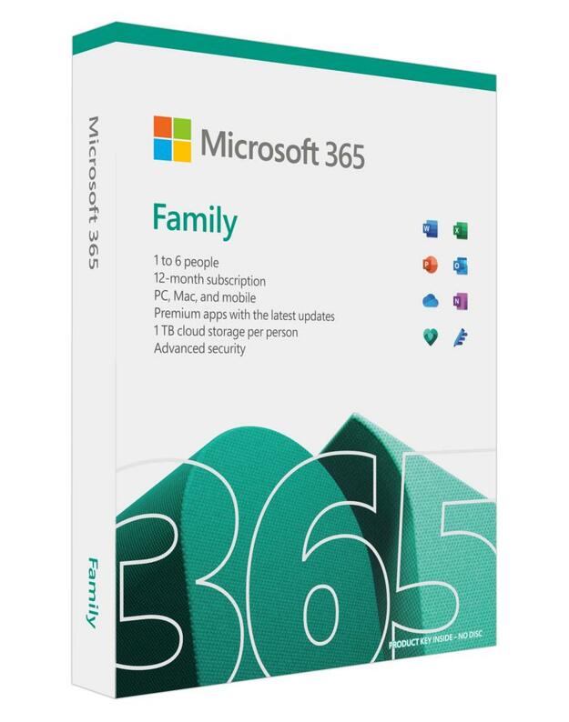 SW RET MICROSOFT 365 FAMILY/ENG P8 6GQ-01556 MS