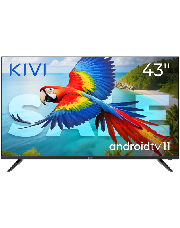 43", UHD, Android TV 11, White, 1920x1080, 60 Hz, AV1, Sound 2x12W, 53 kWh/1000h, Energy G, WiFi5G, BT5.1, 3xHDMI, 2xUSB, 24 months