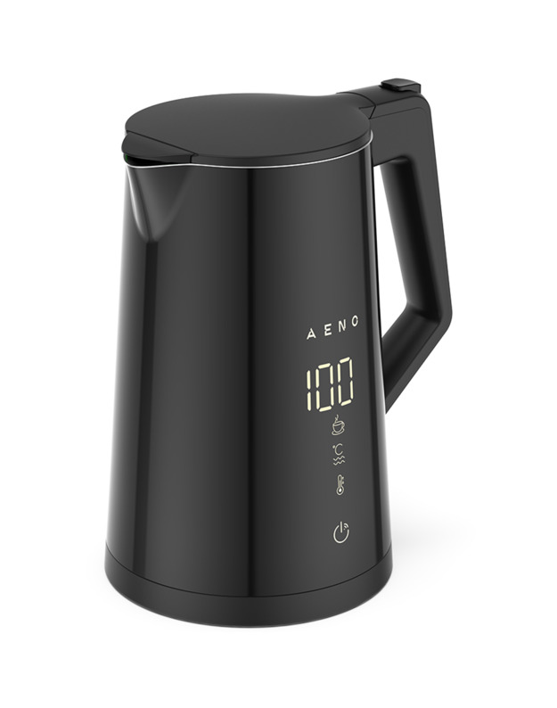 AENO Electric Kettle EK7S Smart: 1850-2200W, 1.7L, Strix, Double-walls, Temperature Control, Keep warm Function, Control via Wi-Fi, LED-display, Non-heating body, Auto Power Off, Dry tank Protection