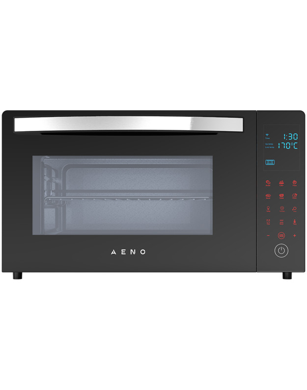 AENO Electric Oven EO1: 1600W, 30L, 6 automatic programs+Defrost+Proofing Dough, Grill, Convection, 6 Heating Modes, Double-Glass Door, Timer 120min, LCD-display