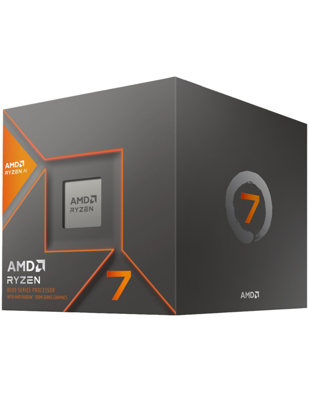 AMD CPU Desktop Ryzen 7 8/16T 9700X (3.8GHz/5.5GHz,40MB,65W,AM5) box, with Radeon Graphics