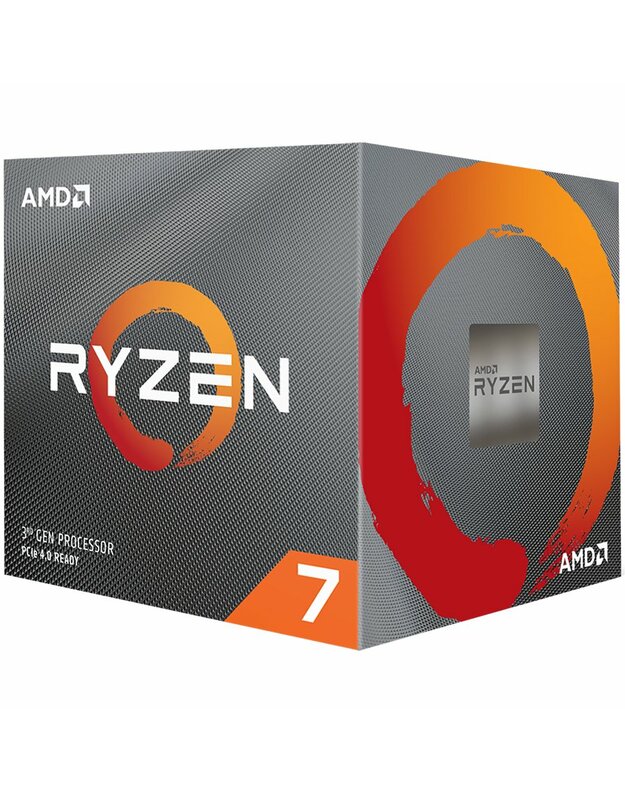 AMD CPU Desktop Ryzen 7 8C/16T 3700X (4.4GHz,36MB,65W,AM4) box with Wraith Prism cooler