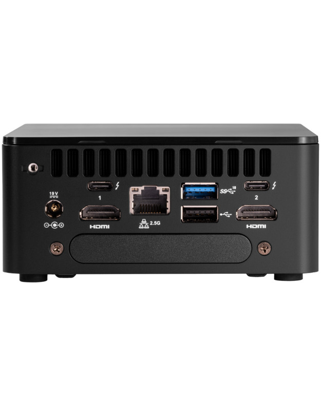 ASUS NUC 12 Pro Kit NUC12WSHi5, Core i5-1240P Processor, 4xUSB, M.2 22x80 NVMe; 22x42 SATA, 2.5