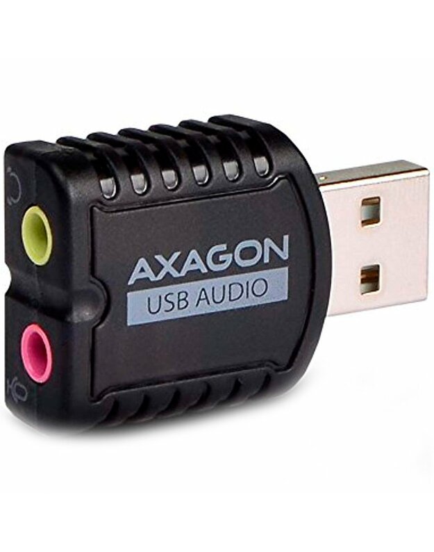 AXAGON ADA-10 USB2.0 - Stereo Audio Mini Adapter