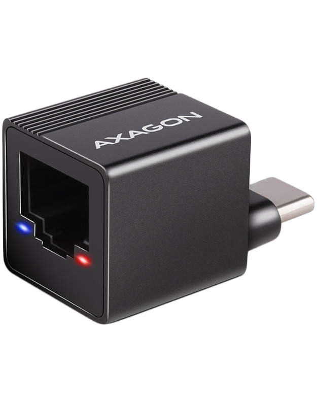 AXAGON ADE-MINIC USB-C 3.2 Gen 1 - Gigabit Ethernet MINI adapter, auto install, black