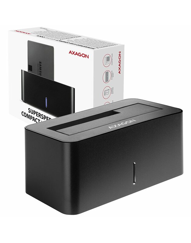 AXAGON ADSA-SN USB3.0 - 1x SATA 6G HDD Dock Station, Black