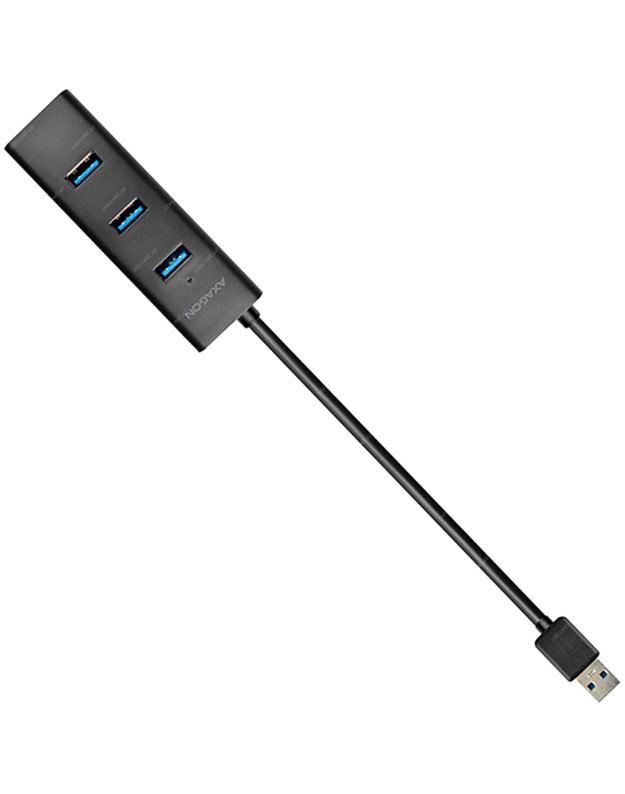 AXAGON HUE-S2B 4x USB3.0 Charging Hub, MicroUSB Charging Connector