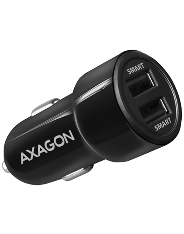 AXAGON PWC-5V5 car charger Smart 5V 2,4A + 2,4A, 24W, black