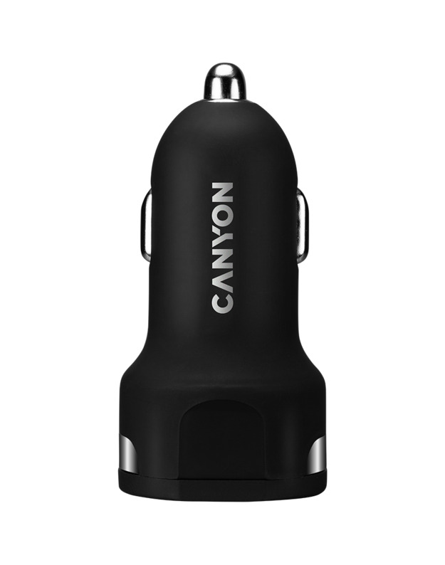 CANYON car charger C-04 2.4A/2USB-A Black