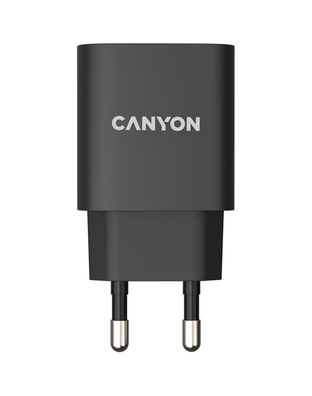 CANYON charger H-20-02 PD 20W USB-C Black