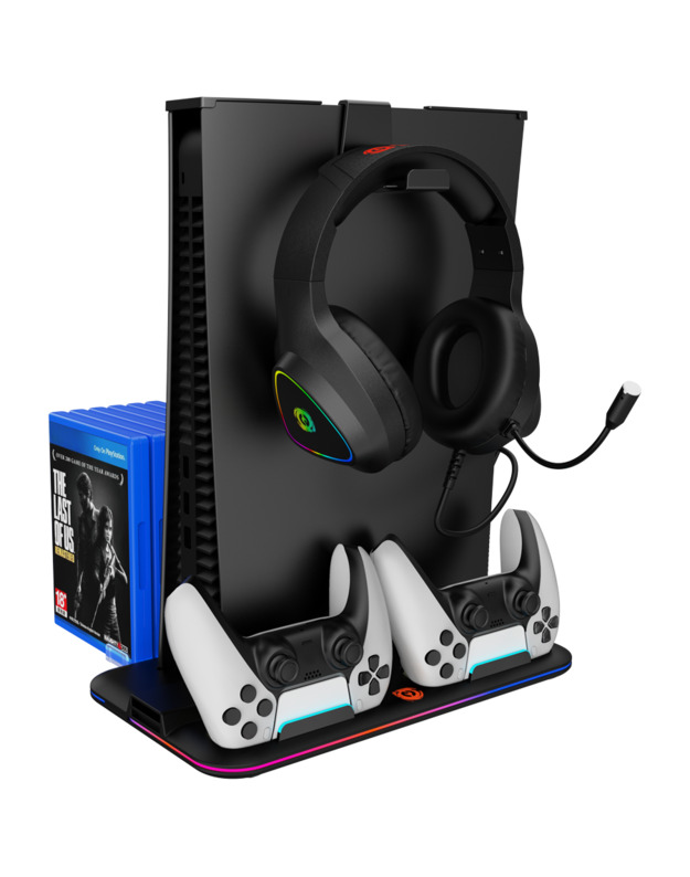 CANYON cooling stand CS-5 RGB PS5 Charge Black