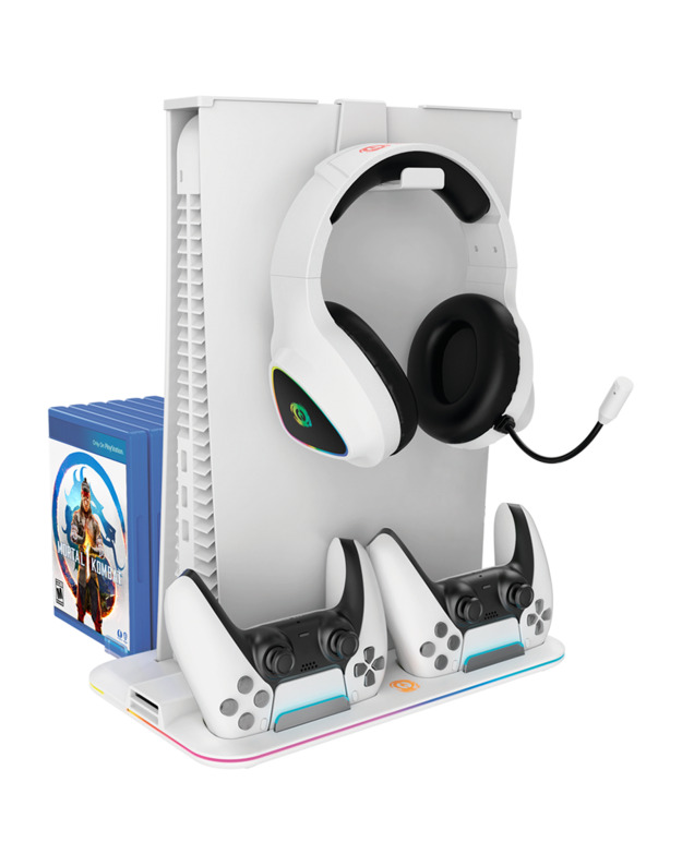 CANYON cooling stand CS-5 RGB PS5 Charge White