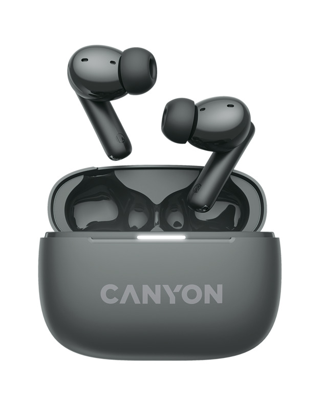 CANYON headset OnGo TWS-10 ANC+ENC Grey