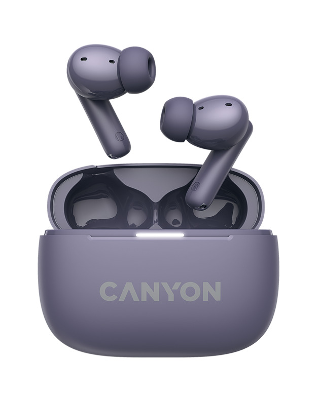 CANYON headset OnGo TWS-10 ANC+ENC Purple