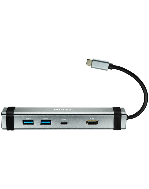 CANYON hub DS-3 4in1 USB-C Space Grey