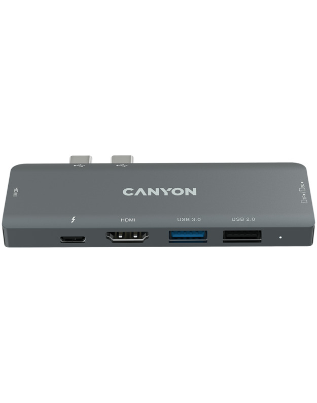 CANYON hub DS-5 7in1 Thunderbolt 3 Space Grey