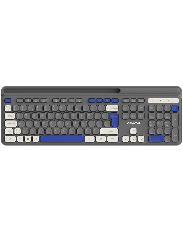 CANYON keyboard HKB-W03 EN AAA Wireless Grey