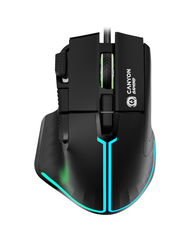 CANYON mouse Fortnax GM-636 RGB 9buttons Wired Black