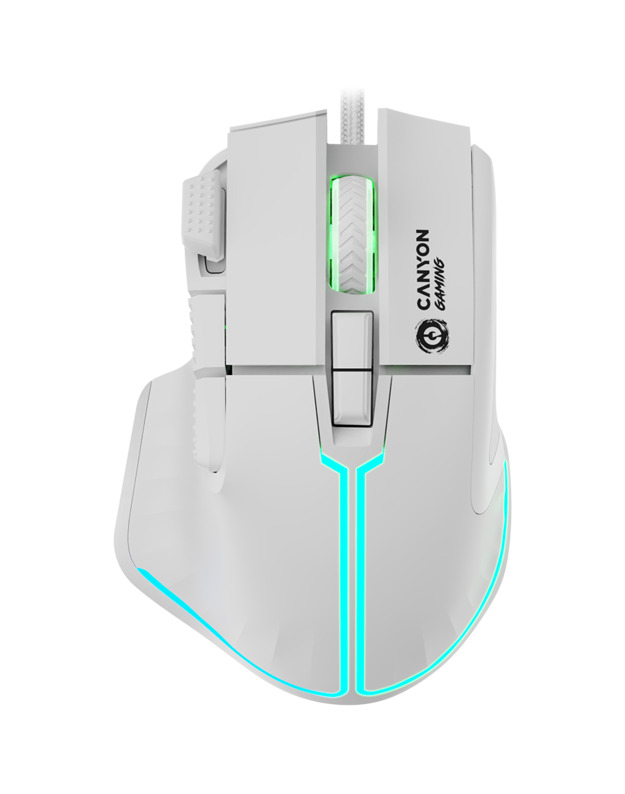 CANYON mouse Fortnax GM-636 RGB 9buttons Wired White