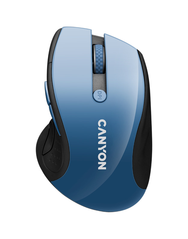 CANYON mouse MW-01 BlueLED Wireless Blue Grey