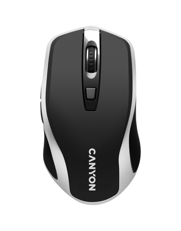 CANYON mouse MW-19  Wireless Charge Black Silver