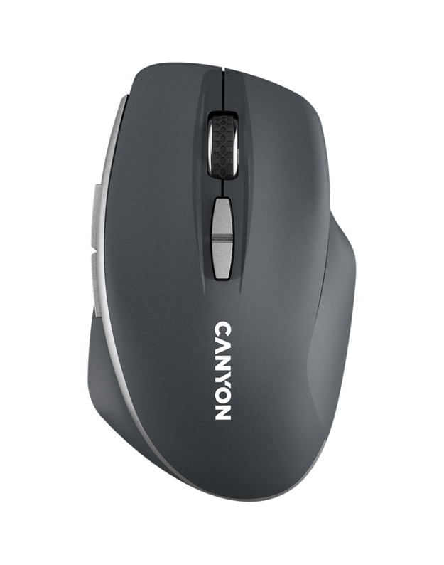 CANYON mouse MW-21 BlueLED 7buttons Wireless Dark Grey