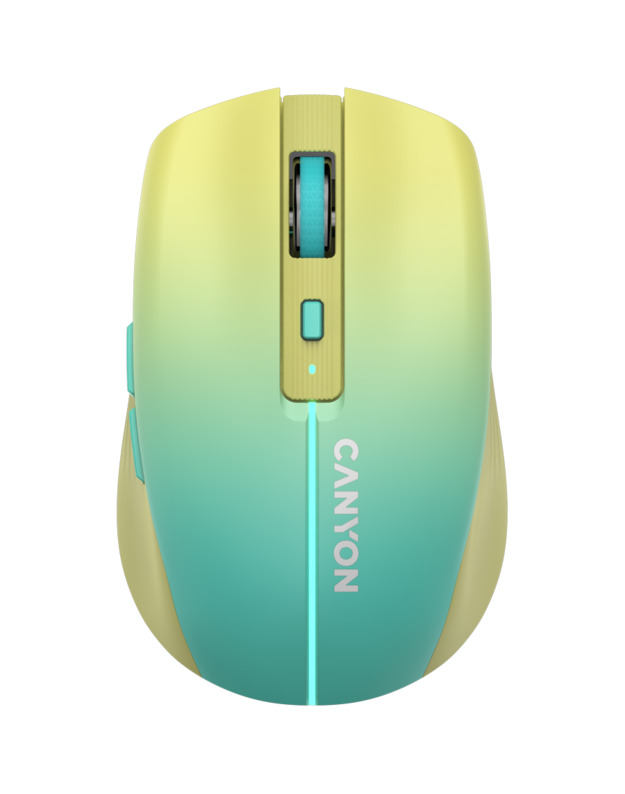 CANYON mouse MW-44  Wireless Charge Yellow Blue