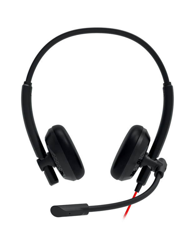 CANYON PC headset HS-07 PC Mic 3.5/USB Flat 2.8m Black