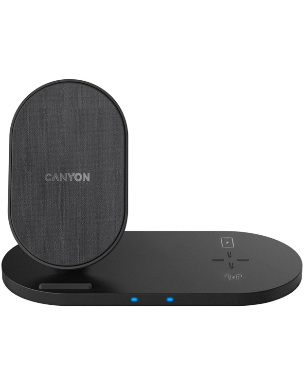 CANYON wireless charger WS-202 10W 2in1 Black