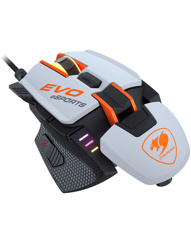 Cougar I 700M Evo eSPORTS I 3M7EVWOW.0001 I Mouse I Optical / RGB Backlight / PMW-3389 / 16000 dpi / White