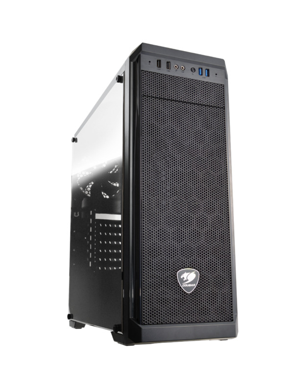 COUGAR | MX330-G | PC Case | Mid Tower / Mesh Front Panel / 1 x 120mm Fan / TG Left Panel