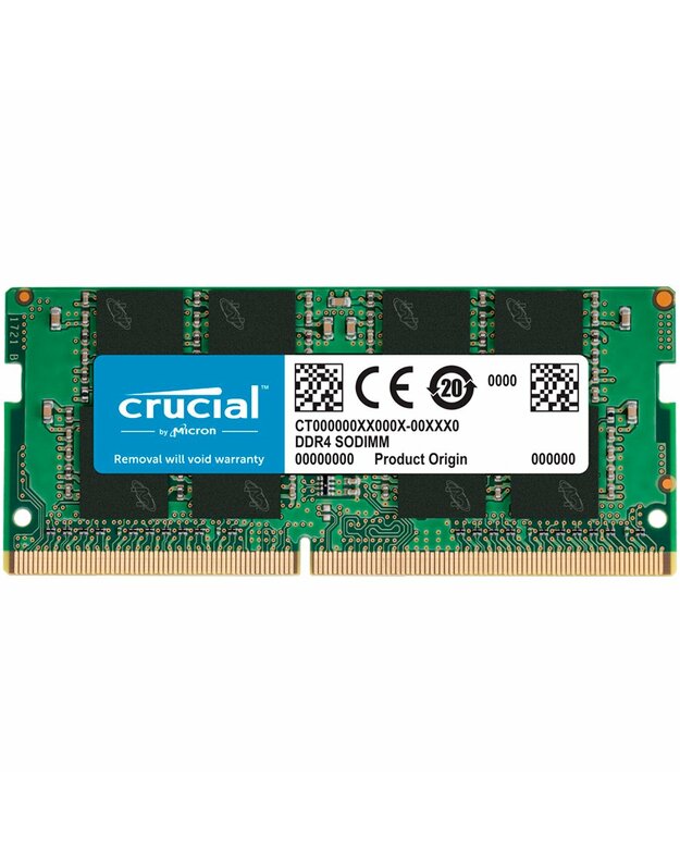 Crucial 16GB DDR4-3200 SODIMM CL22 (8Gbit/16Gbit), EAN: 649528903600