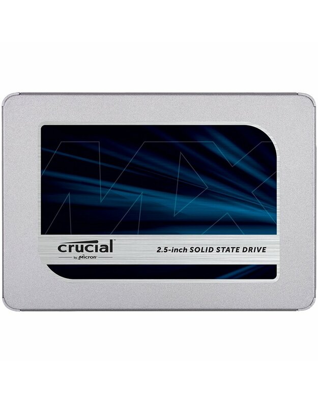 Crucial® MX500 1000GB SATA 2.5” 7mm (with 9.5mm adapter) SSD, EAN: 649528785060