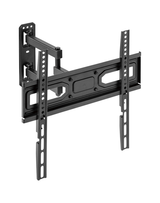 Free-tilt design: simplifies adjustment for better visibility and reduced glareSwivel mechanism provides maximum viewing flexibilitySpirit level ensures perfect positioningConvenient cable holder. 32-55". Max 35kg.